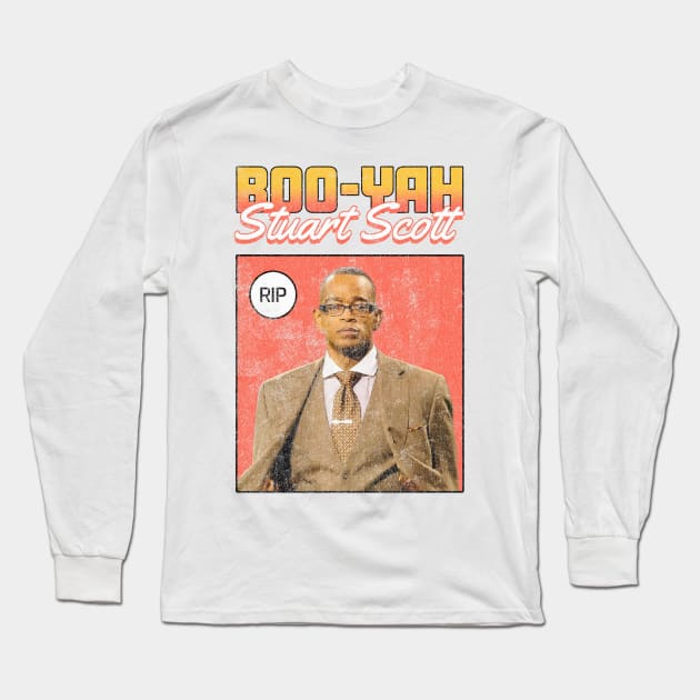 Stuart Scott Long Sleeve T-Shirt by KC Designs